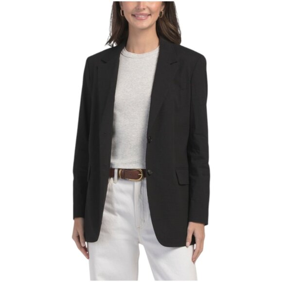 THEORY Linen Blend Blazer - Picture 1 of 2